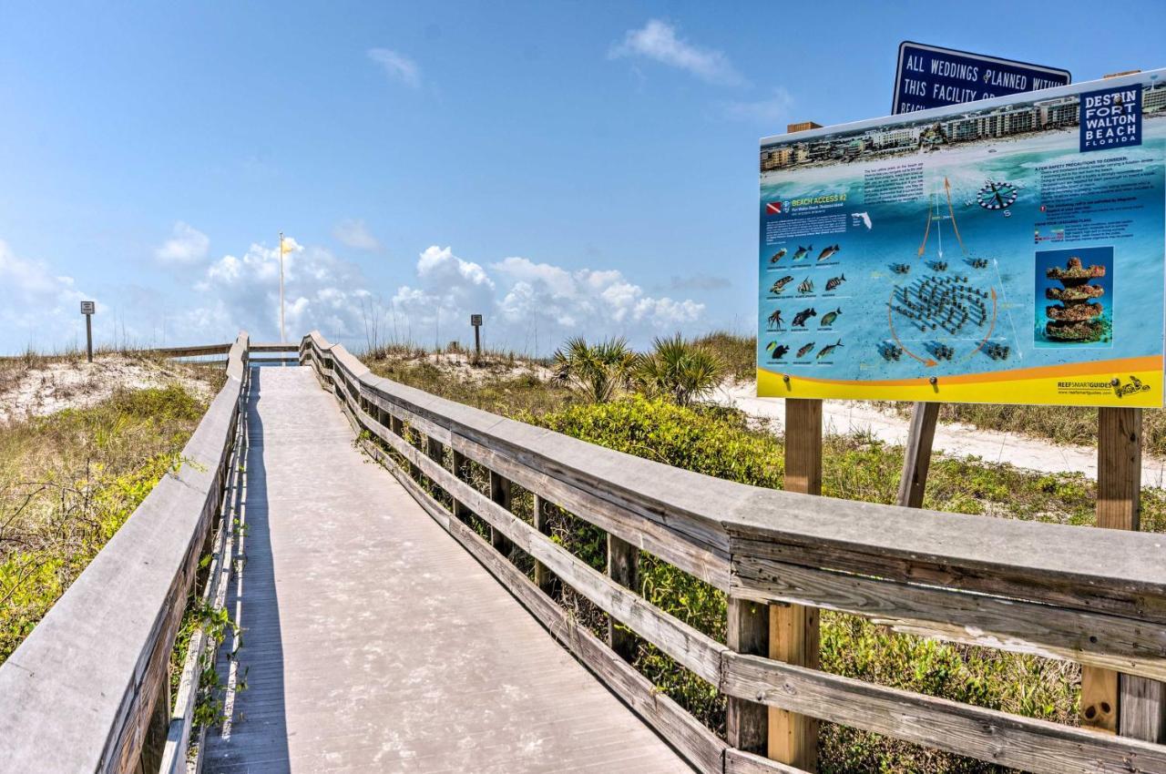 פורט וולטון ביץ' Chic Fort Walton Condo About 2 Blocks To Beach! מראה חיצוני תמונה